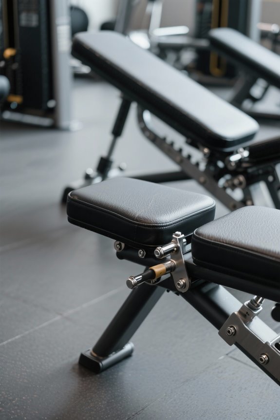adjustable benches enhance versatility