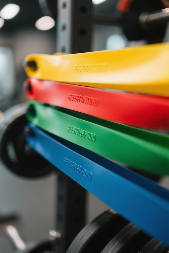 color coded resistance band system