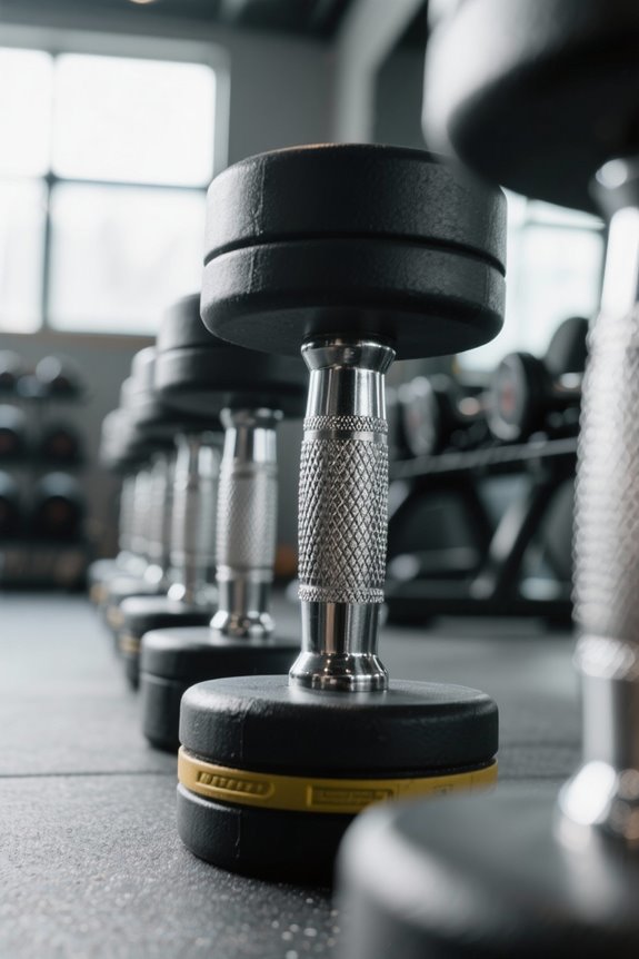 dumbbells enhance muscle development