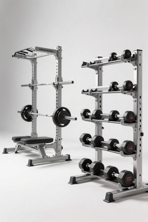 home dumbbell organization ideas