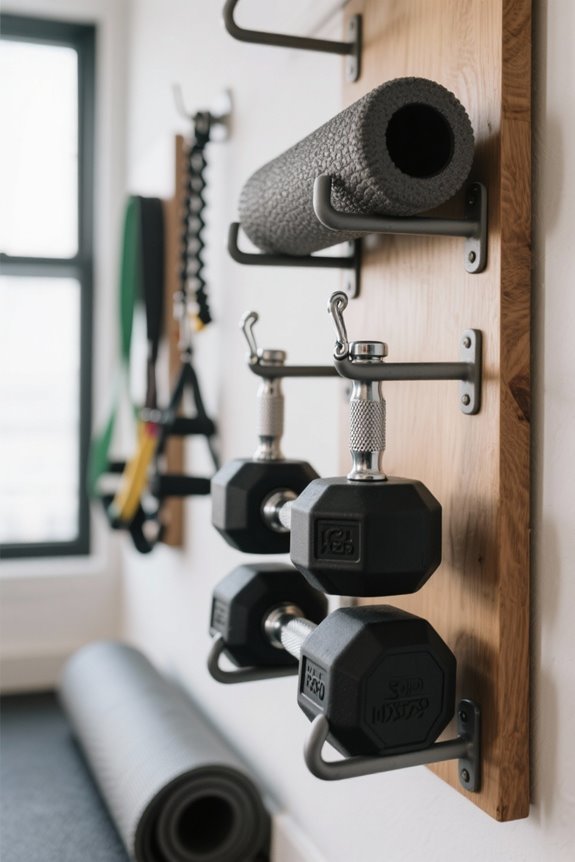 maximize home gym space