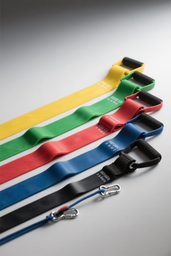 resistance band strength chart