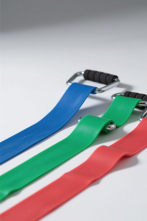 resistance bands shoulder exercises